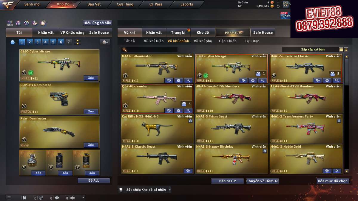 shop acc cf uy tin gia re